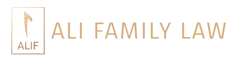 Logo for Ali Family Law, featuring a stylized scale of justice inside a square with the acronym "AFLF," and the text "ALI FAMILY LAW" to the right.